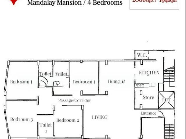 Mandalay Mansion D11, Apartment