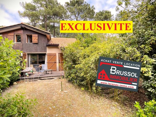 Mandat exclusif pour cette maison 3 chambres résidence Les P. 75m² Lacanau
