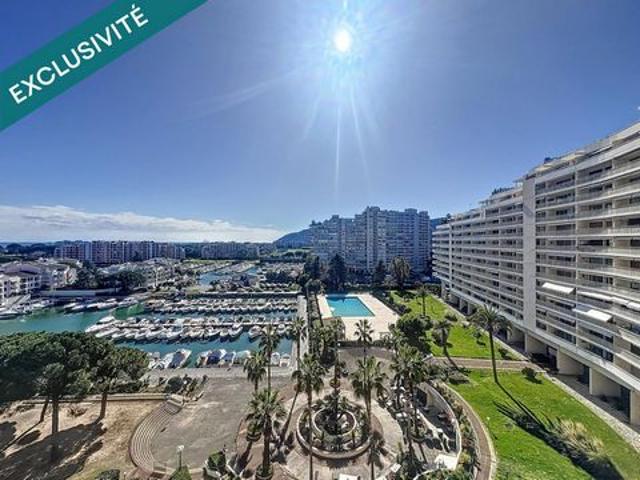 Mandelieu Cannes Marina: T4 + garage: Vue mer