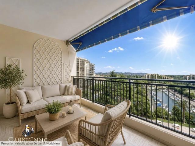 Mandelieu Exclusif !Cannes Marina 3P Vue Mer Cave Parking 72m² Mandelieu la Napoule