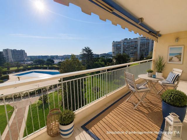 Mandelieu La Napoule 3 pièces traversant avec vue sur le p. 75m² Mandelieu la Napoule
