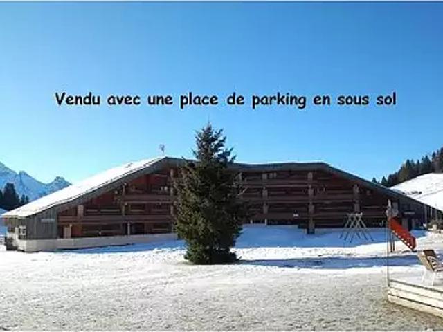 Manigod 74230 Achat / Vente appartement 1 pièce t1 parking