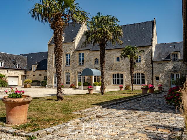 Manoir avec piscine et salle de réception