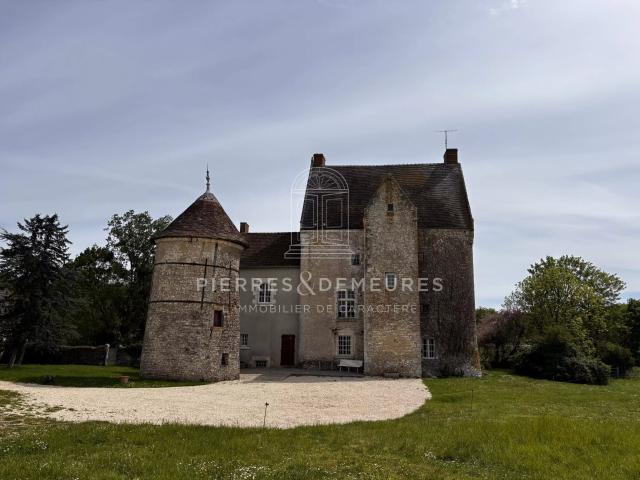 Manoir Avec Prairie Et Bois En Bordure De Riviere 203m² Neuillay les Bois
