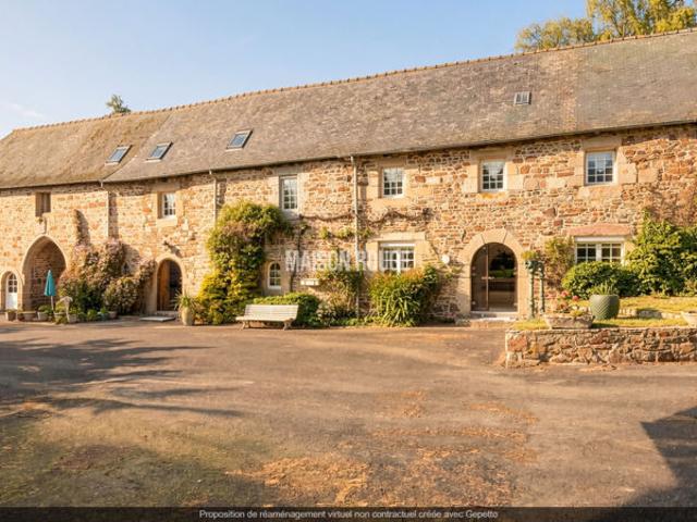 Manoir du XIVe siècle avec dépendances, gîte et 8,5 hectares de terrain Propriété de prestige entre mer et campagne