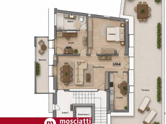 Mansarda in vendita a Matelica via a. De Gasperi