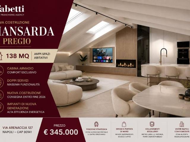 Mansarda in vendita a Napoli, Arenaccia
