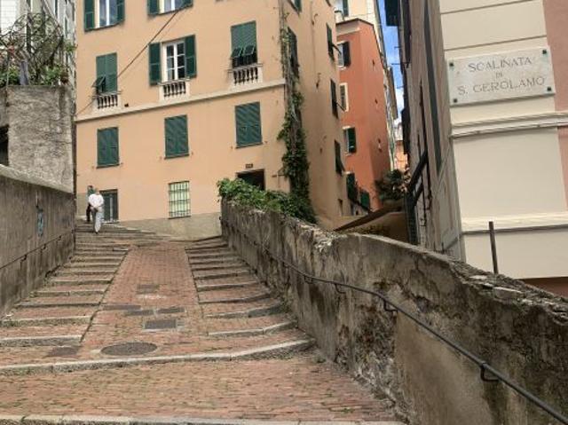 mansarda salita san Gerolamo Genova