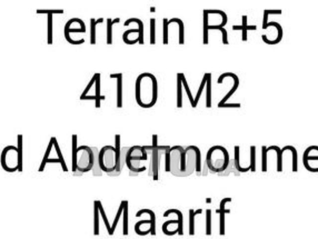 Maarif Terrain 410 M2 R+5 Bd Abdelmoumen