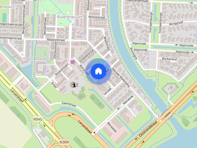 Maasstraat 22, 3 kamerwoning