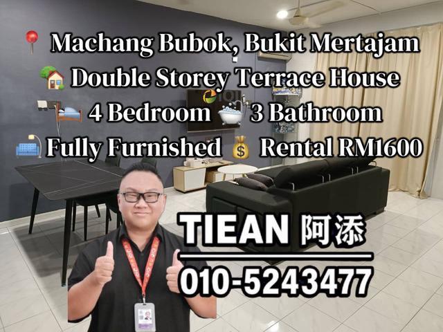Machang Bubok House For Rent Fully Furnished Double Storey Alma House