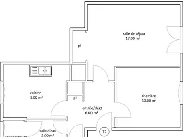 Machault 08310 Location appartement 2 pièces t2