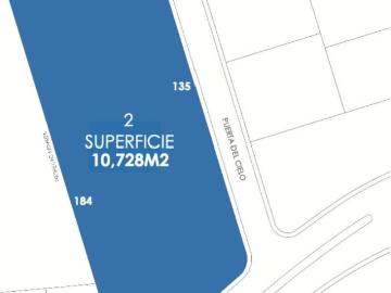 Macrolote mixto de 10,728 m2 en venta, en la entrada de Juriquilla