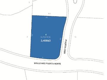 Macrolote mixto de 2,408 m2 en venta, en la entrada de Juriquilla