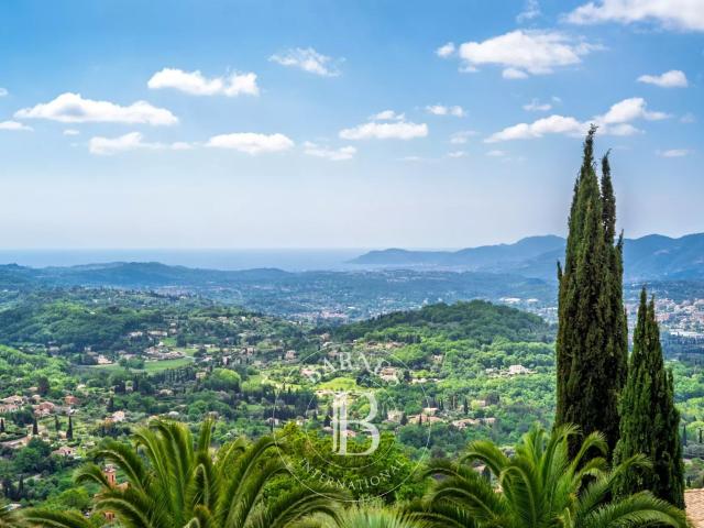Magagnosc Propriété d’exception Vue mer panoramique au calme absolu