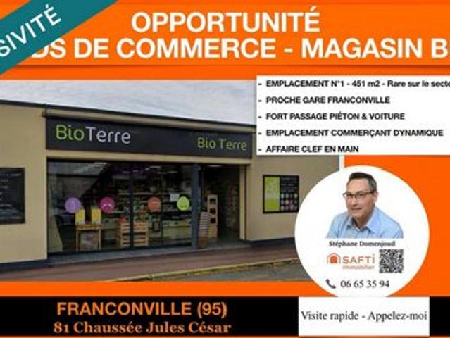 MAGASIN BIO RENTABLE – CLIENTÈLE FIDÈLE – CLÉ EN MAIN