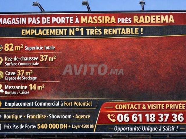 Magasin Pas de Porte à Massira près RADEEMA