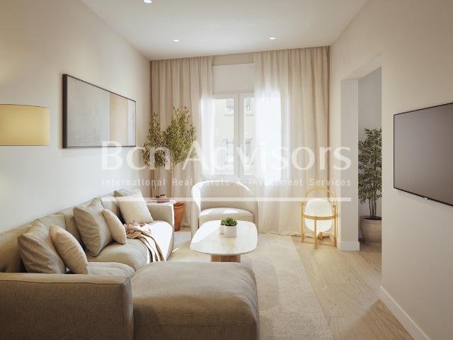Magnífica propiedad recién renovada con 3 habitaciones en el centro de Barcelona