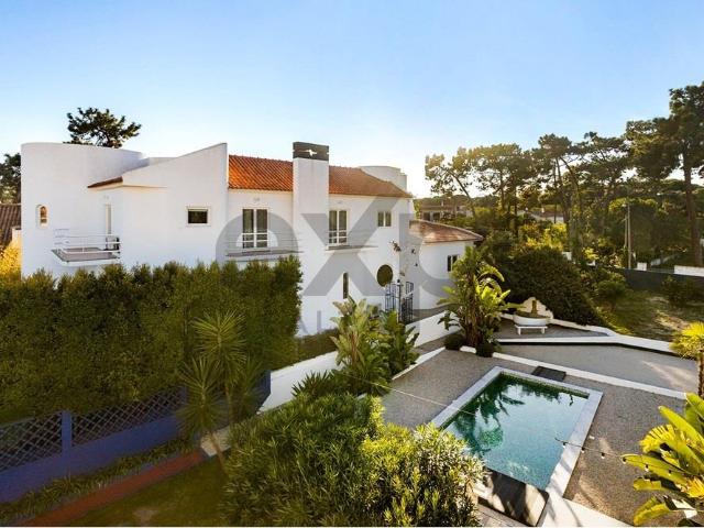 Magnífica villa de arquiteto em duas parcelas de 980 m² cada 388m² Charneca De Caparica