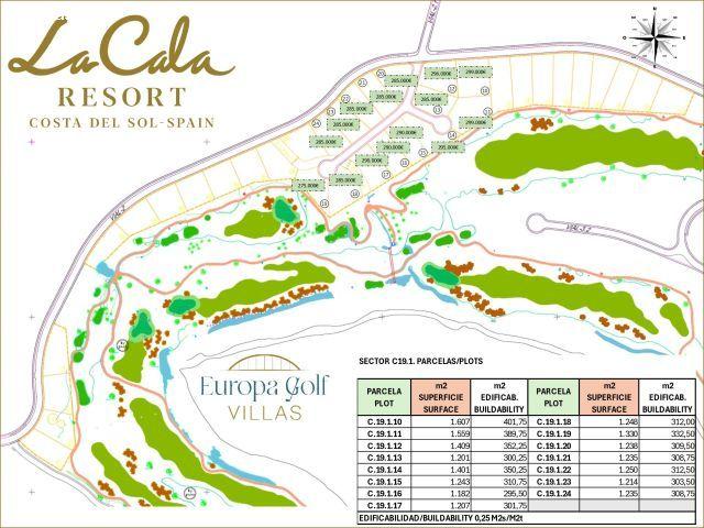 Magnificas parcelas para construir villas