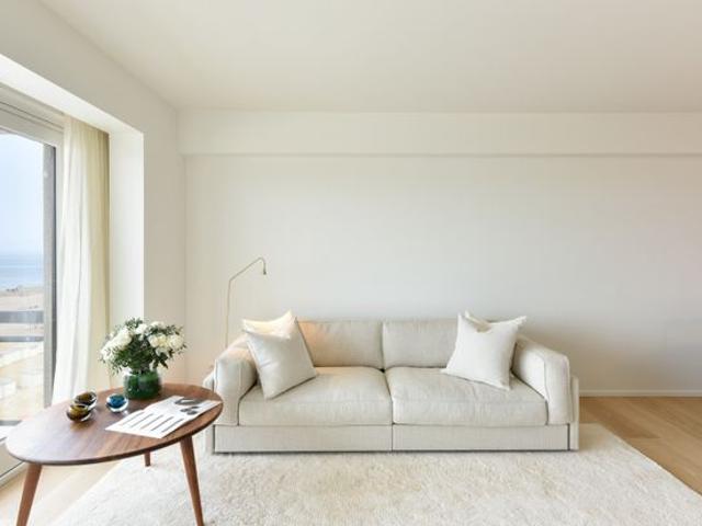 Magnifiek luxe appartement met frontaal zeezicht in Duinb.