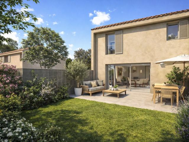 MAGNIFIQUE OPPORTUNITÉE ! DEVENEZ PROPRIÉTAIRE D'UNE MAISON NEUVE AU COEUR DE BOUC BEL AIR ! 4 pièces, 95 m²