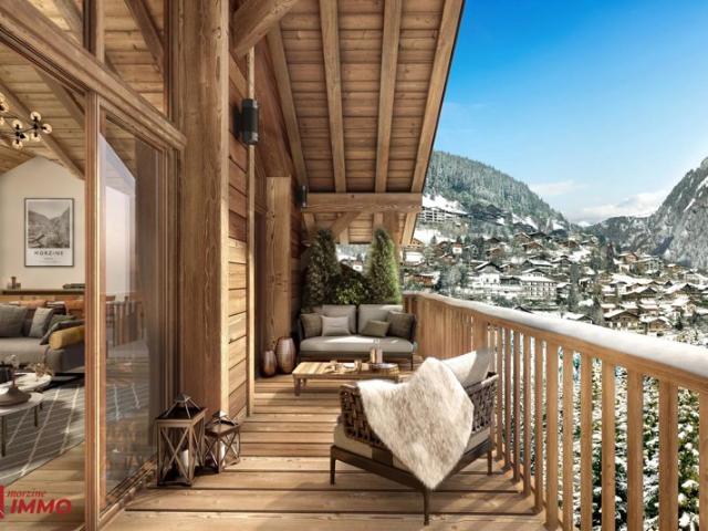Magnifique appartement neuf de 2 chambres et un coin nuit de haut de gamme dans une nouvelle construction au centre de Morzine