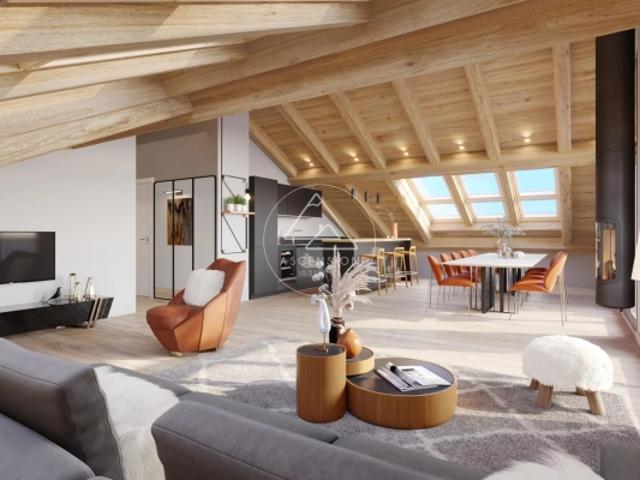 Magnifique Appartement neuf de 4 chambres au centre de Morzine