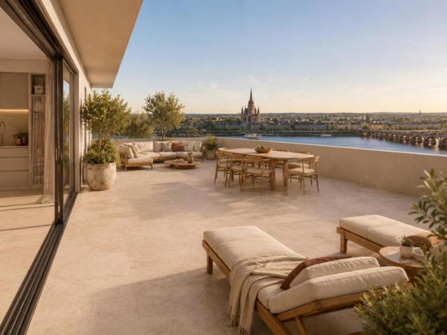 MAGNIFIQUE APPARTEMENT AVEC VUE SUR BORDEAUX