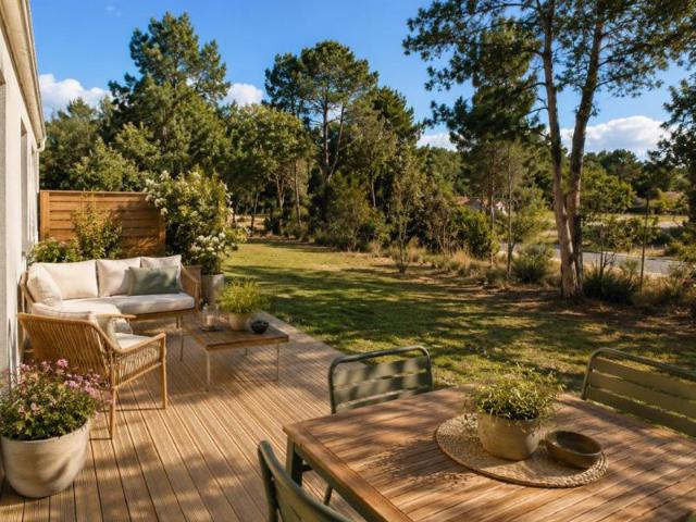 MAGNIFIQUE appartement 2 CHAMBRES avec JARDIN SANGUINET LAC