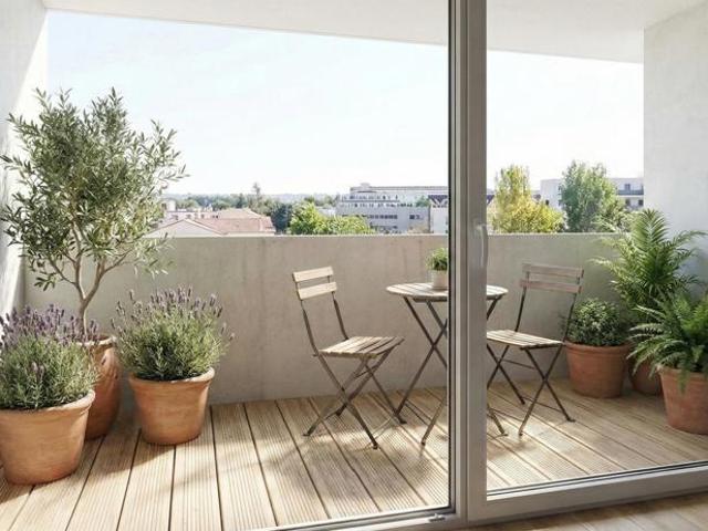 Magnifique Appartement 2P lumineux en étage élevé Bordeaux Sud