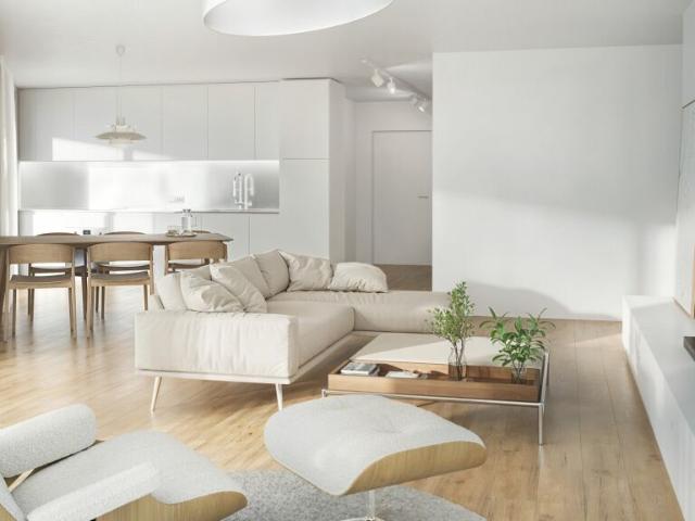 Magnifique et spacieux appartement de 3,5 pièces, situé dans un environnement calme et bucolique