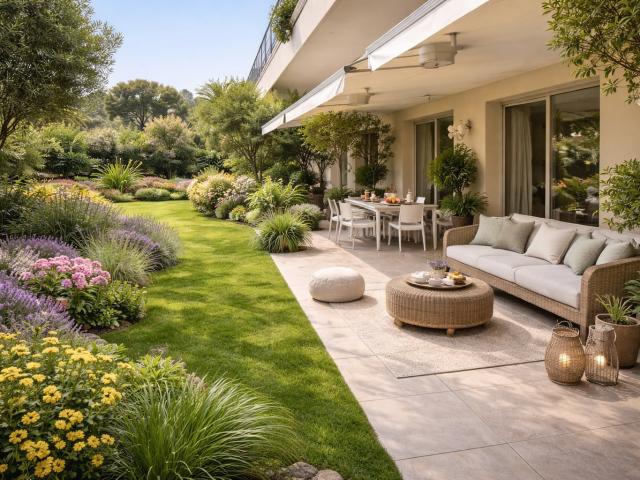 MAGNIFIQUE JARDIN PLEIN SUD POUR CE BEAU T2 DANS LE QUARTIER DU PIN DE BORMES 2 pièces, 45 m²