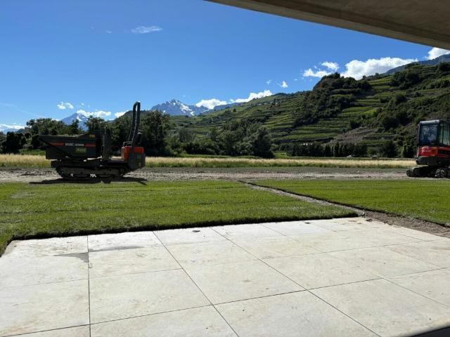 Magnifique rez de jardin avec terrasse couverte et superbe vue