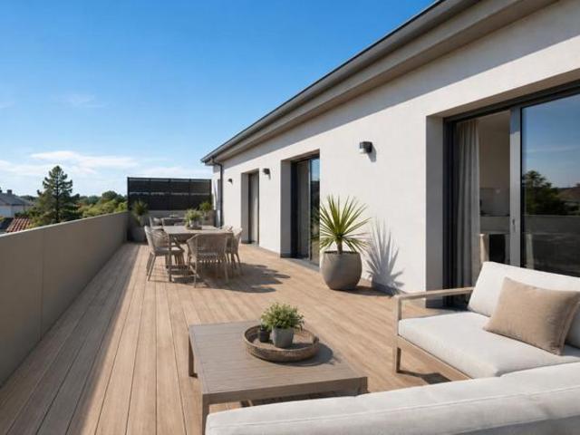 MAGNIFIQUE T4 AVEC GRANDE TERRASSE + 2 PLACES DE PARKING