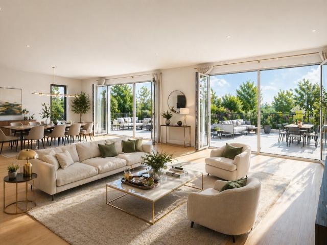 MAGNIFIQUE T4 TRAVERSANT TERRASSE 30M2 EXPO SUD/OUEST VUE SUR JARDIN 4 pièces, 80 m²
