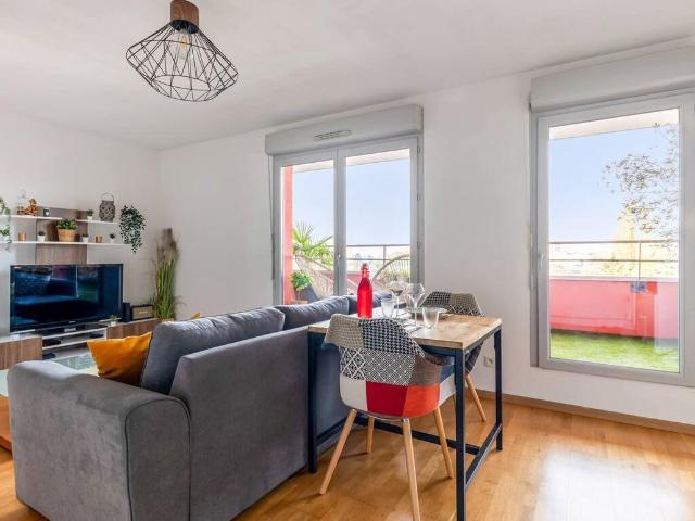 Magnifique T2 meublé 51m² en Toit Terrasse