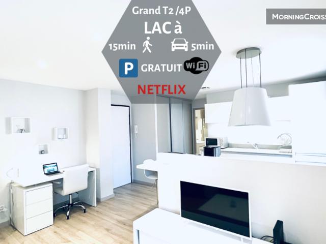 Magnifique T2 4min du LAC P gratuit
