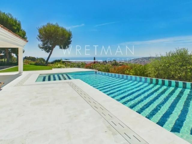 Magnifique villa d'architecte avec piscine et vue panoramique Nice Gairaut
