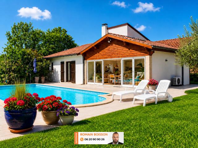Magnifique villa d'architecte à vendre 5 pièces 31 CADRE PAISIBLE IDEAL MUTATION PRO