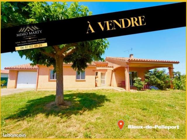 Magnifique villa T4 de 97m2 habitables sur 723m2 de terrain clos et arboré