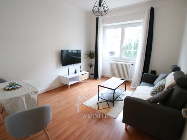 Magnifique 2 pièces 43m² meublé à l’Orangerie Joli 1 pièce 28m² à la Krutenau Joli 1 pièce 30.8m² Quartier des Musiciens/Forêt Noire Exceptionnel maison meublée 164.5m² à la Robertsau Duplex d’exception de 285m²avec terrasse panoramique de 315 m² au cœur