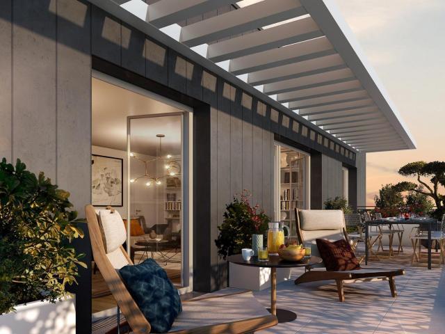 MAGNIFIQUE 3 PIECES AU 1ER ET DERNIER ETAGE TERRASSE DE 24M² EN ANGLE AVEC VUE DEGAGEE 3 pièces, 65 m²