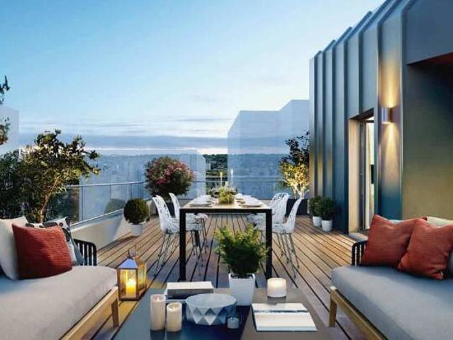 MAGNIFIQUE 3 PIECES 74M² AVEC TERRASSE ET JARDIN SUSPENDU DE 4
