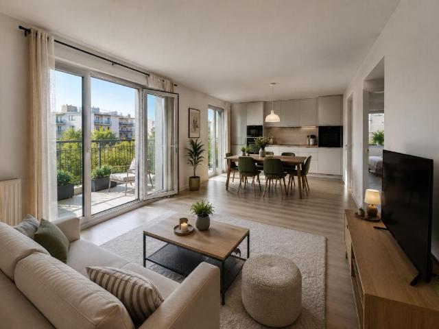 Magnifique 4 pièces familial avec deux balcons de 28 m² – Secteur Le Petit Nanterre