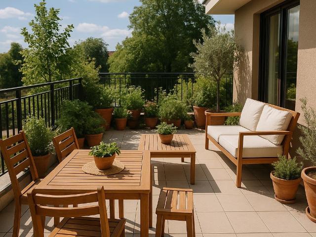 MAGNIFIQUE 4P TRAVERSANT DE 85M² AVEC 14M² DE TERRASSE ET PARKING 4 pièces, 85 m²