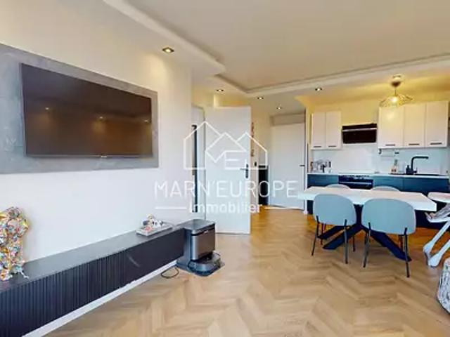 Magny le Hongre 77700 Achat / Vente appartement 2 pièces t2 au dernier étage