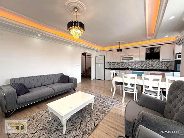 Mahmutlar Alanya 4+1 Eşyalı Manzaralı Dubleks