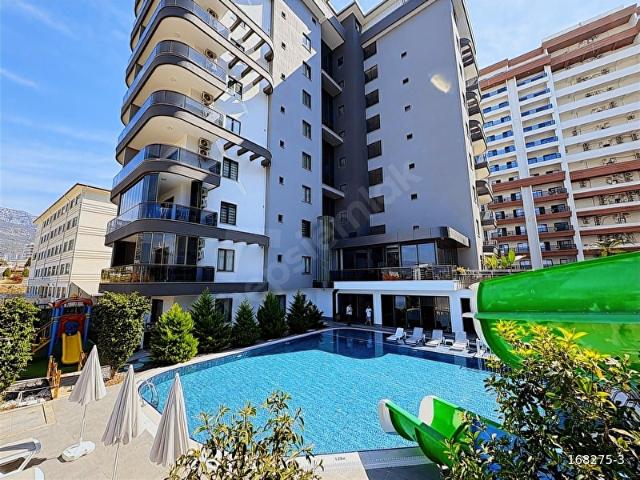 Mahmutlar Balkan Tower 1+1 600 m Denize Manzaralı