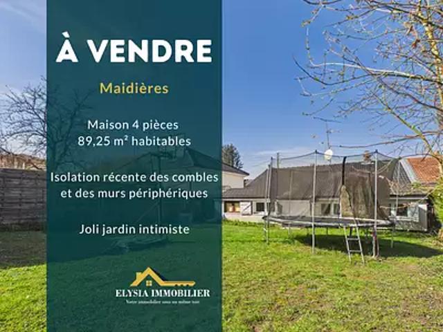 Maidières 54700 Achat / Vente maison 4 pièces t4